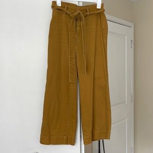 Mustard Yellow Wide Cut Jeans